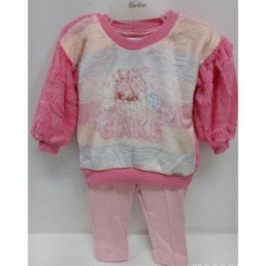 Imagem de Conjunto Bebê Menina Blusa Pelo Luxo Inverno Paraiso 14654-Feminino