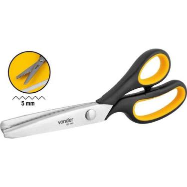 Imagem de Tesoura De Picotar Com Cabo Plástico Emborrachado Vonder