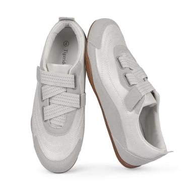 Imagem de Tigeridea Tênis feminino casual para caminhada tênis confortável feminino moderno, Cinza, 37