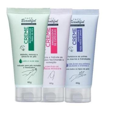 Imagem de Cremes Para Mãos e Pés Para Cuticula 3 Em 1 - Face - Face Beautiful