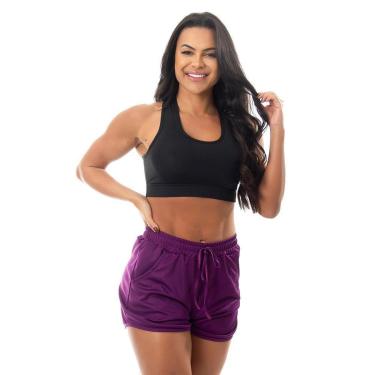 Imagem de Short Fitness Frimarket Corrida Com Bolso Feminino-Feminino