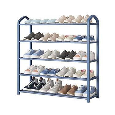 Imagem de Prateleira de sapato, organizador de sapatos de 5 níveis para armário, organizador de armazenamento de prateleira de sapatos, organizador de sapatos para armário, corredor, quarto, entrada, suporte de