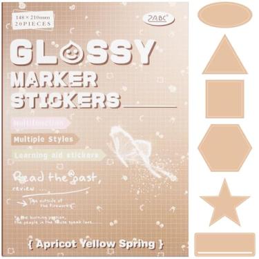 Imagem de Adesivo de primavera de damasco para scrapbooking suprimentos para Diário de lixo, adesivos de 20 folhas - Livro de adesivos efêmeros (TZ-012-004)