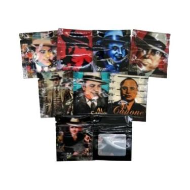 Imagem de 50 Sacos Ziplock Mylar Reutilizáveis 5x6cm, Impermeáveis E À Prova De 