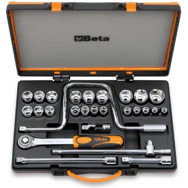 Imagem de Jogo Soquetes Estriados 1/2'' com Catraca 920B/C21 Beta