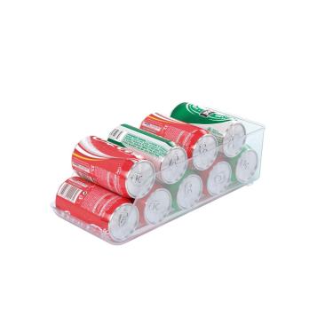 Imagem de Organizador Geladeira Porta Latas Multiuso Transparente