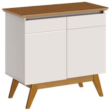 Imagem de Aparador Para Sala Buffet Classic 2 Portas Off White Freijó - Imcal