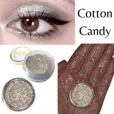 Imagem de Sombra asa de borboleta Pigmento e Glitter Cor Cotton Candy - Bitarra 