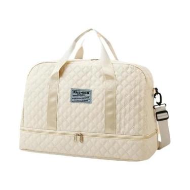 Imagem de Bolsa De Viagem Multiuso Leve E Espaçosa Com Design Estiloso E Emblema