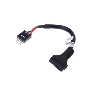 Imagem de Adaptador conversor USB 3.0 Fêmea p/ USB 2.0 Macho p/ placa mãe