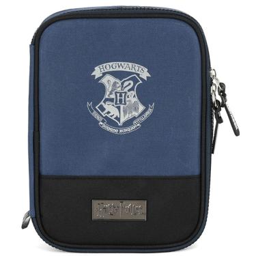Imagem de Estojo BOX Escolar HARRY Potter Luxo Azul Luxcel