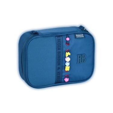 Imagem de Estojo Box Rebecca Bonbon 100 Pens Necessaire 36 Elásticos Cor:Rosa, A