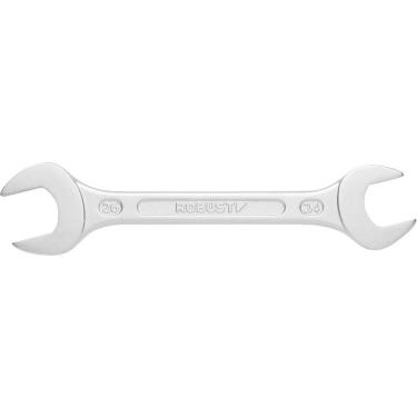 Imagem de Chave Fixa, 24 Mm X 26mm, Aço Especial, Niquelado E Cromado, S05122426 3370073, Robust