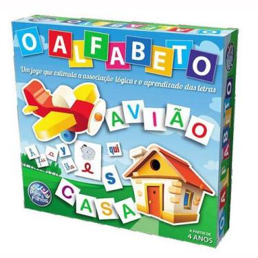 Imagem de Jogo O Alfabeto Tabuleiro Pais e Filhos