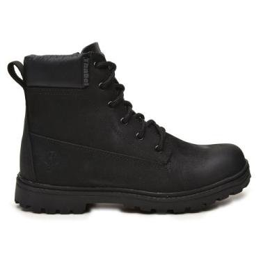 Imagem de Bota ThaBel Easy Bel Work com Zíper Preto, Preto, 40