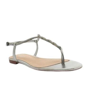 Imagem de Sandália Rasteira Arezzo Tira Torcida Strass-Feminino