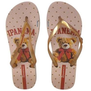 Imagem de Chinelo De Dedo Infantil Menina Macia Ipanema Kids Urso-Feminino
