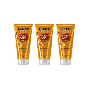 Imagem de Oleo Capilar Dabelle Creme 190Ml Milagres Do Mel - Kit C/3Un
