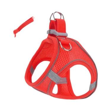 Imagem de Conjunto De Coleira E Arnês Ajustável Para Cães E Gatos Pequenos, Cole