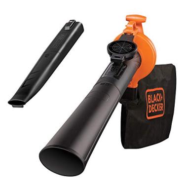 Imagem de BLACK+DECKER Aspirador de Pó, Soprador e Triturador, para Remoão de Folhas Secas e Molhadas, Modelo BV25, 220V