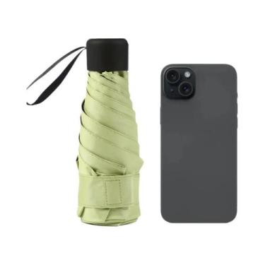 Imagem de Guarda-chuva Compacto Dobrável Ultraleve Para Viagem, À Prova De Vento