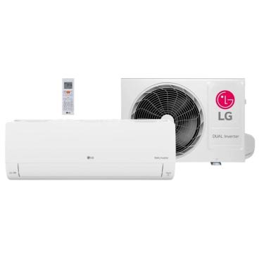 Imagem de Ar Condicionado LG DUAL Inverter AI Voice 9000 BTUs Quente e Frio 220V S3-W09AA31E