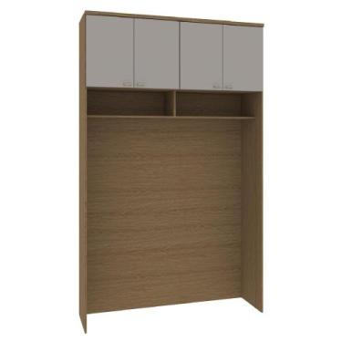 Imagem de Guarda Roupa Modulado Ponte 04 Portas 245cm Altura Setiba - Móveis Rim