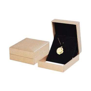 Imagem de Caixa Organizadora De Joias Em Estilo Xadrez Para Anéis, Pulseiras, Co