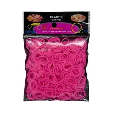 Imagem de Kit De Artesanato DIY Para Crianças: Pulseiras De Elásticos E Faixas D