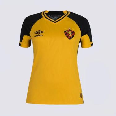 Imagem de Camisa Umbro Sport Recife II 2025 Feminina Jogadora Amarela, G