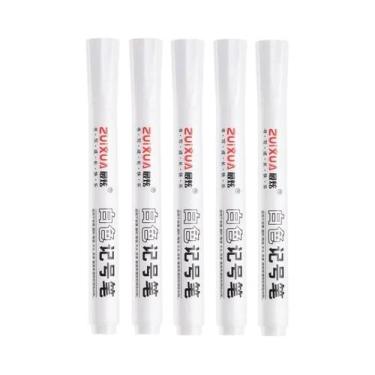 Imagem de Canetas Marcadoras Em Gel Brancas 2.0mm Tinta Oleosa À Prova d'Água DI