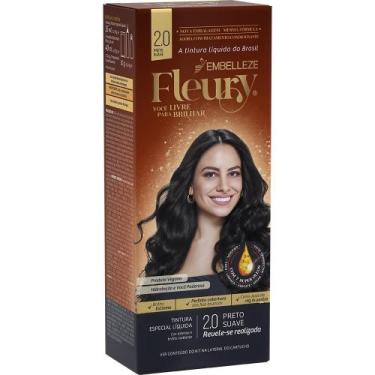 Imagem de Tintura liquida fleury (cores a escolher) - Embelezze, 2.0 PRETO SUAVE