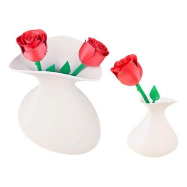 Imagem de Kit Vasos Decorativos Modernos Para Flores Artificiais - FenixCv, Bran