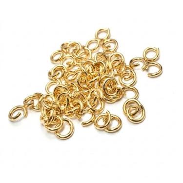 Imagem de 10 Argola Montagem Pulseira Colar Corrente Joia Biju Acessor - Lojas L