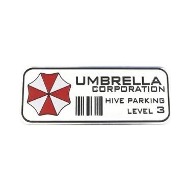 Imagem de Adesivo Clássico Impermeável Para Motocicleta Umbrella Corp Hive Parki