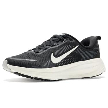 Imagem de Nike Vomero 18 Tênis de corrida infantil grande (preto/leite de coco/minério de ferro/branco Summit), Preto/branco Summit/leite de coco/minério de ferro, 18