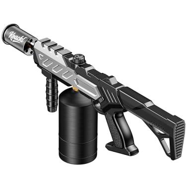 Imagem de Poderosa pistola de tocha de propano, maçarico de sopro com chama ajustável, lança-chamas, kits de soldagem a gás para churrasco, bife escaldante, acampamento e isqueiro de carvão (banco não incluído)
