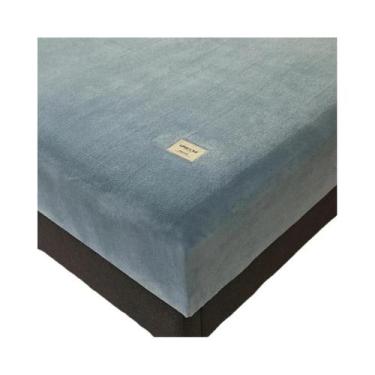 Imagem de Lençol Ajustável De Flanela Super Macio E Quente Para Cama De Solteiro