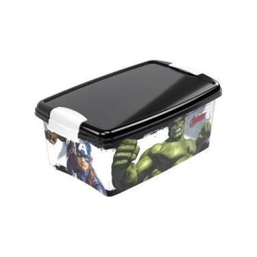 Imagem de Caixa Organizadora Plasútil Avengers 3,4L, UNICA