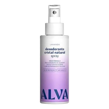 Imagem de DESODORANTE SPRAY CRISTAL NATURAL LAVANDA VEGANO 120ml ALVA