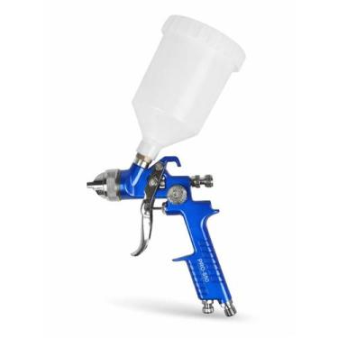 Imagem de Pistola HVLP 1,4mm PDR AZUL Acabamento Profissional