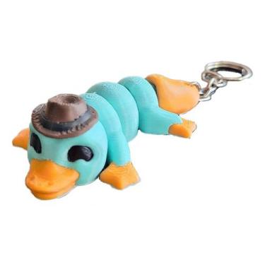 Imagem de Chaveiro Perry O Ornitorrinco Agente P Phineas E Ferb Fofo - Generico