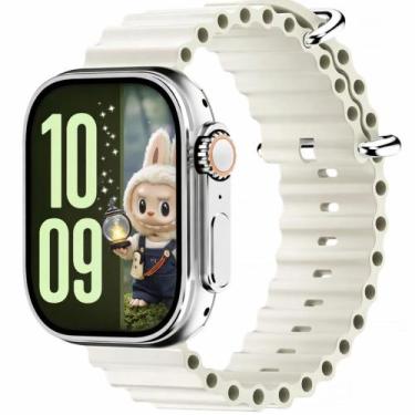 Imagem de Relógio Smartwatch Ultra 5 Plus Microwear Mensagem Super Amoled lançam