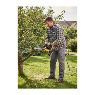 Imagem de Motosserra Elétrica 21V Portátil Recarregável Bivolt Amarela - Congrat