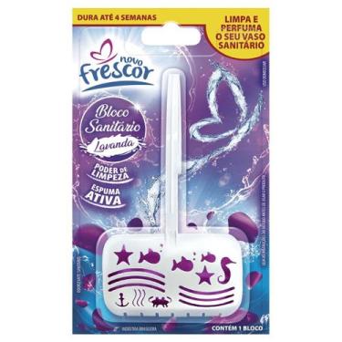 Imagem de Pastilha Bloco 30g Detergente Sanitário Odorizante Novo Frescor Privad
