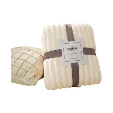 Imagem de Manta De Cama Dupla Face Ultra Macia De Lã, Quente, Respirável E Amiga