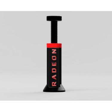 Imagem de Suporte Placa De Vídeo Ajustável De 7 A 12,5cm Radeon Amd Preto - MEGA