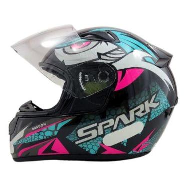 Imagem de Capacete Moto Feminino Ebf New Spark Esportivo C/ Narigueira, TIFANY/R