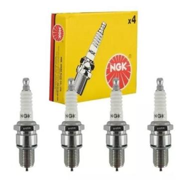 Imagem de Jogo 04 Velas Ignição Original Ngk Fiat Linea Mobi Palio Punto Strada 