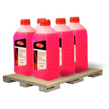 Imagem de 5 Litros Aditivo De Radiador Vermelho Concentrado Delphi Kit498